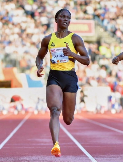 Alfred scorches the Diamond League 100m in Oslo