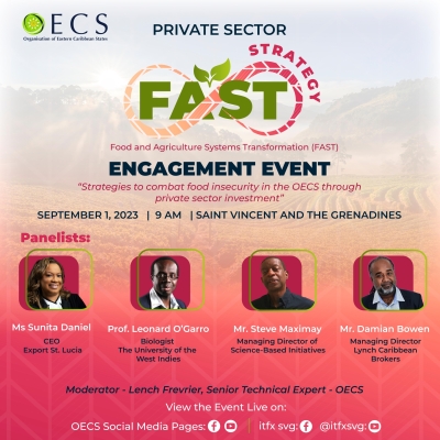Saint Lucia To Partake In OECS Food Security Forum