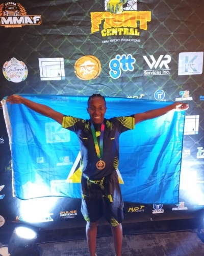 Saint Lucian Martial Artist Claims Gold In Guyana