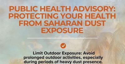 Public Advisory Issued Amidst Intensified Saharan Dust Conditions