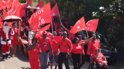 Casimir Sweeps Into Nomination Day With Massive Show of Force in Gros Islet